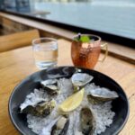 A plate of oysters